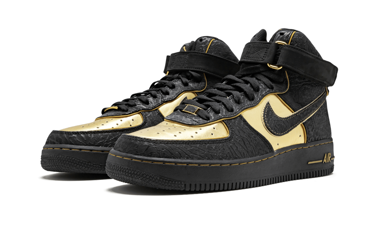 Nike Air Force 1 Hi Supreme Black / Gold 345189 002