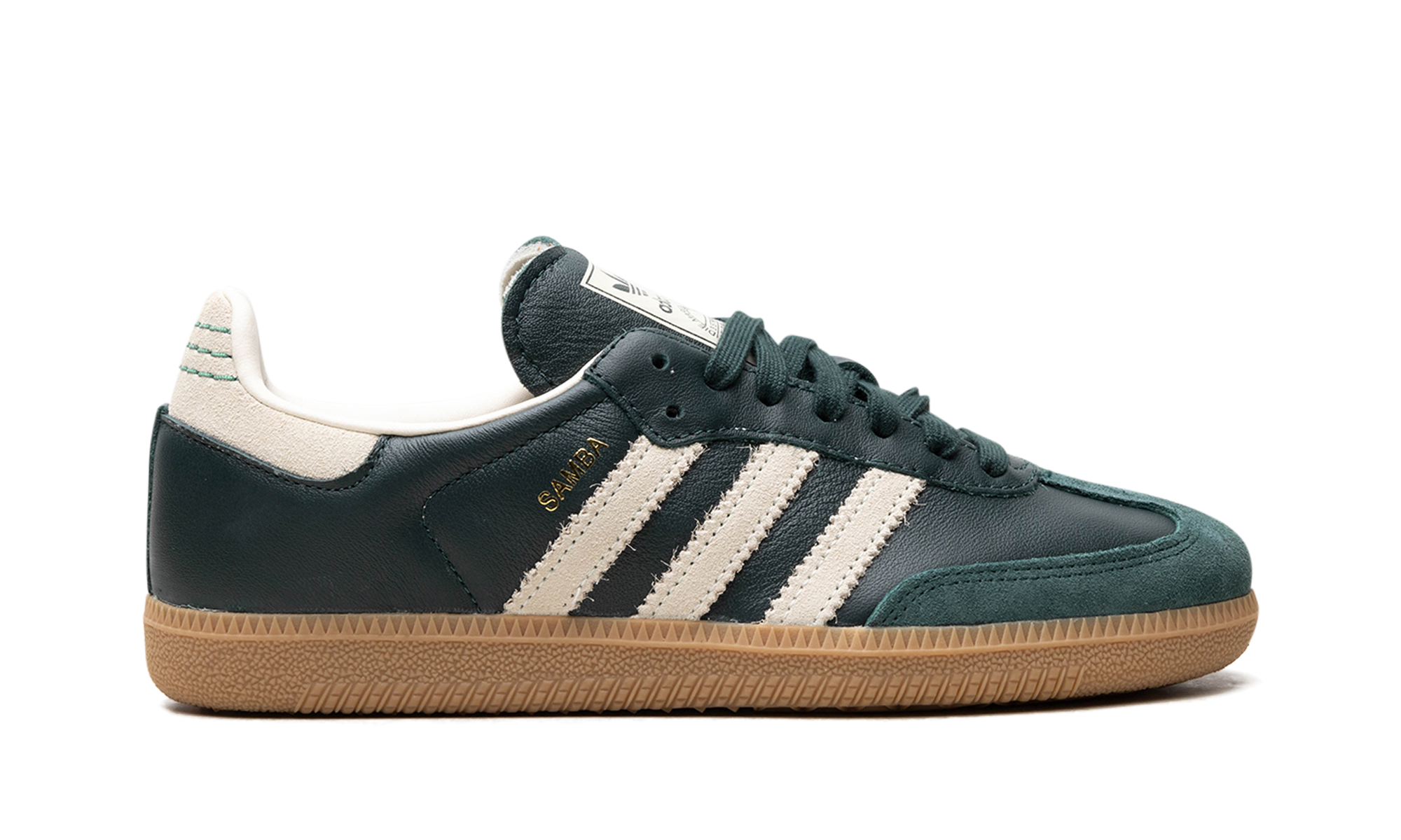 Adidas Samba OG Shadow Green Cream White Gold Metallic ID1483