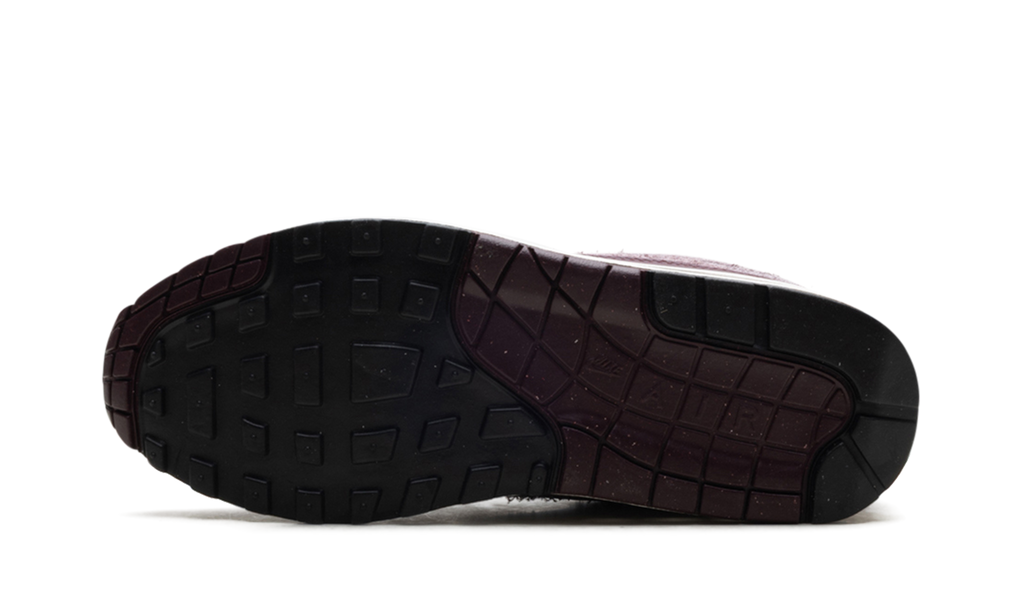 Nike Air Max 1 ESS PRM CEMENT GREY/BURGUNDY CRUSH FQ7327 001