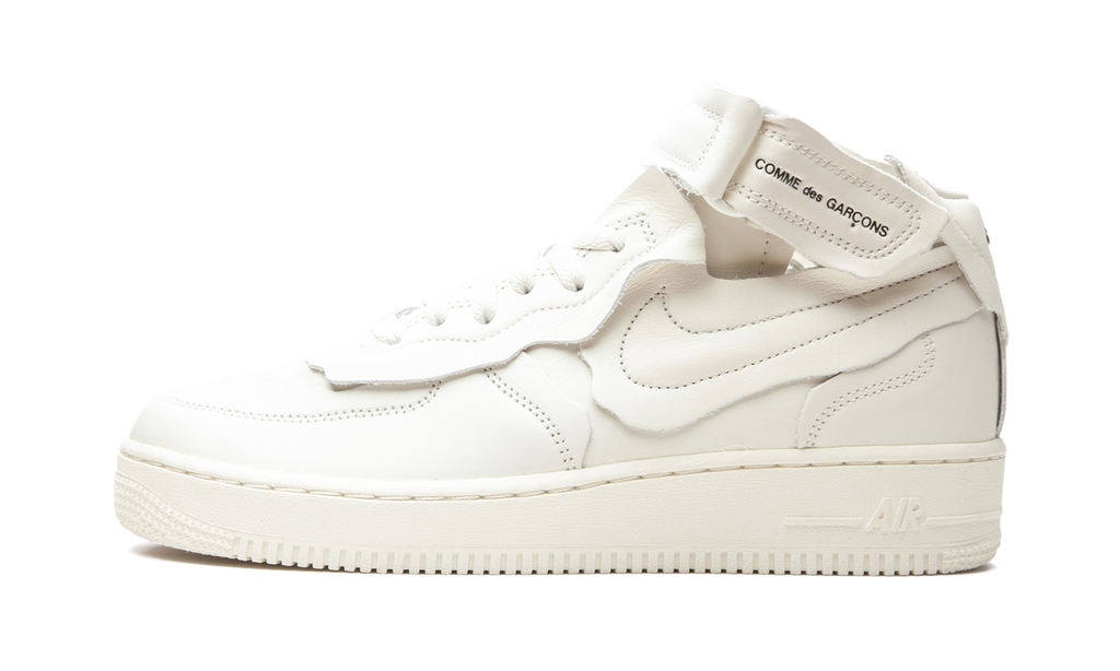 Nike Air Force 1 Mid Comme des Garcons White