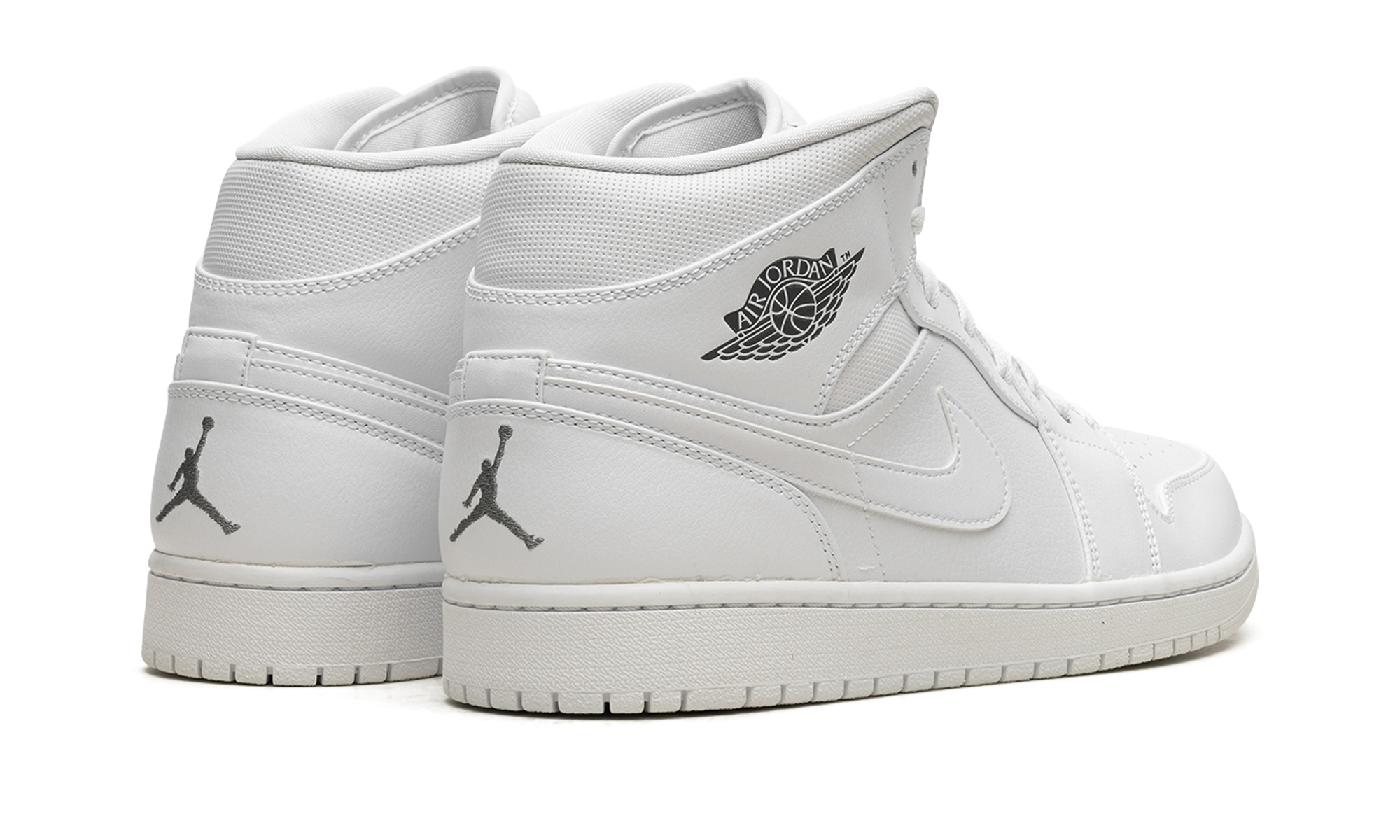 Air Jordan 1 Mid White / Cool Grey 554724 102
