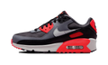 Nike AIR MAX 90 (GS) BLACK COOL GREY BRIGHT CRIMSON PHOTON DUST (GS) HF6358 005