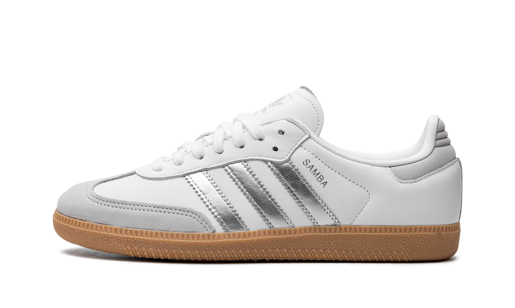 Adidas Samba OG WMNS White Silver Metallic Grey JI2725