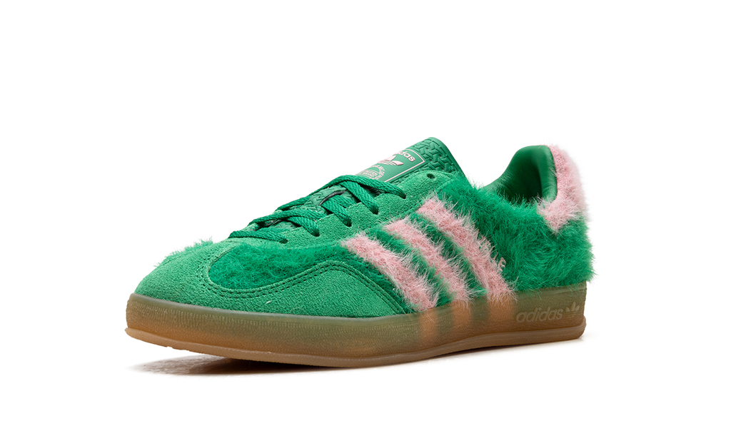 Adidas Gazelle Indoor WMNS Green Glow Pink JP8342