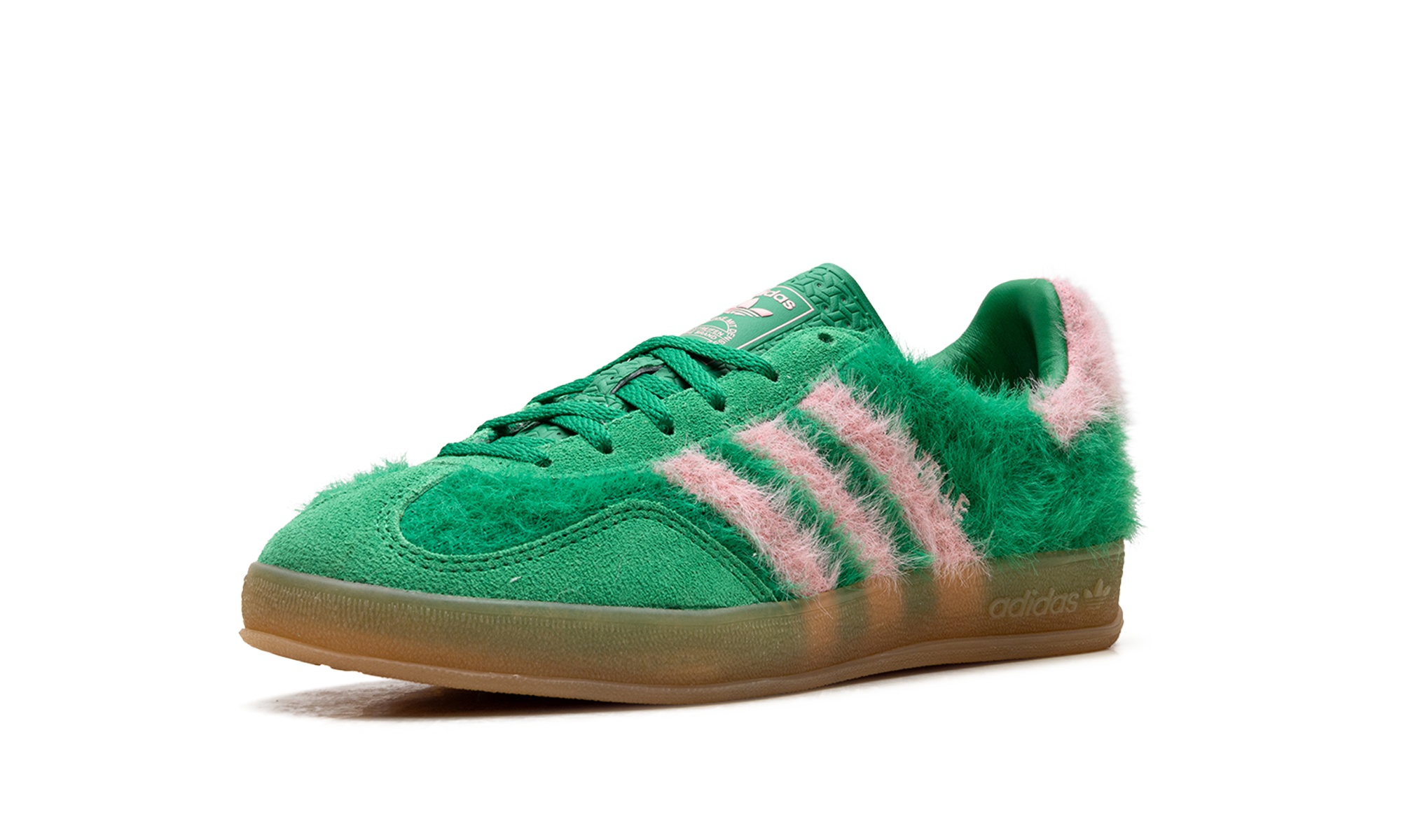 Adidas Gazelle Indoor WMNS Green Glow Pink JP8342