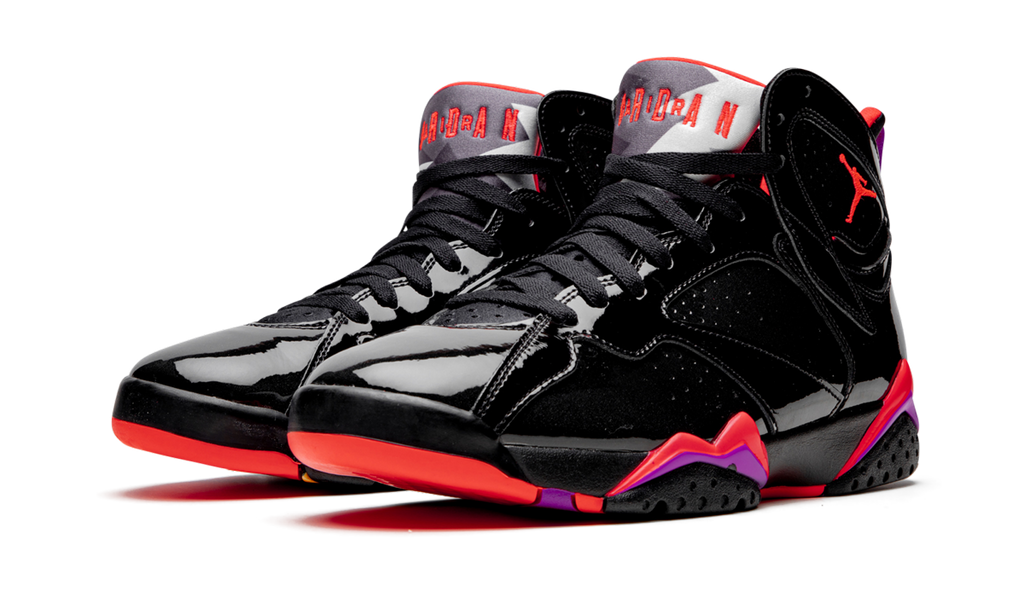 AIR JORDAN 7 WMNS Black Patent Leather 313358 006