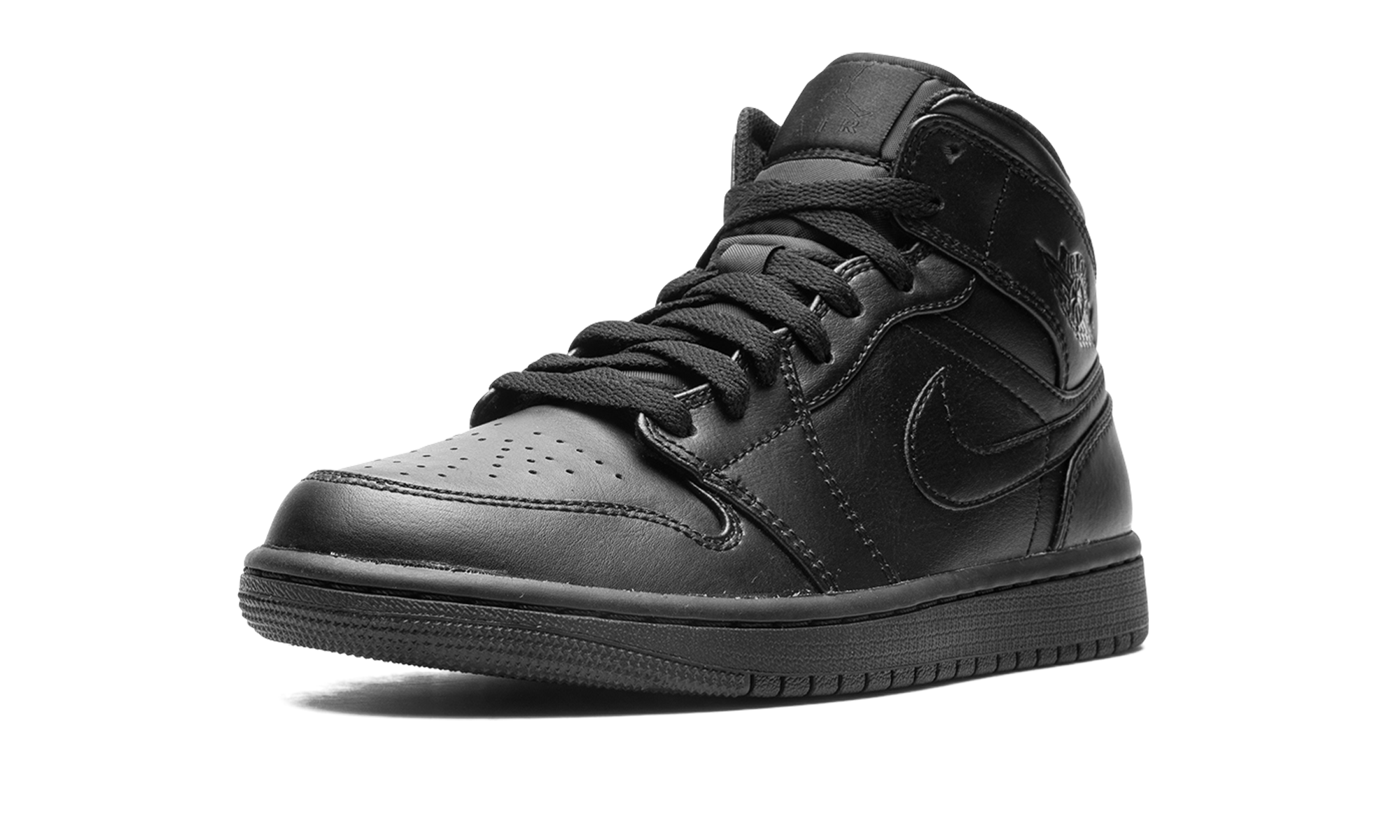 Air Jordan 1 Mid Triple Black 554724 093