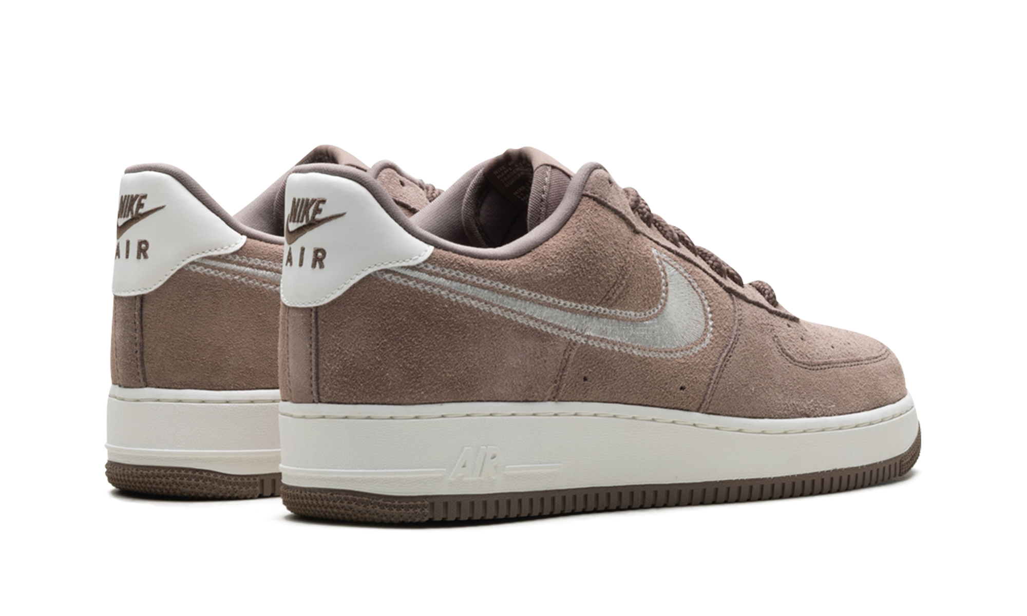 Nike Air Force 1 Low '07 LV8 Mink Brown Embroidered Swoosh HJ4465 200