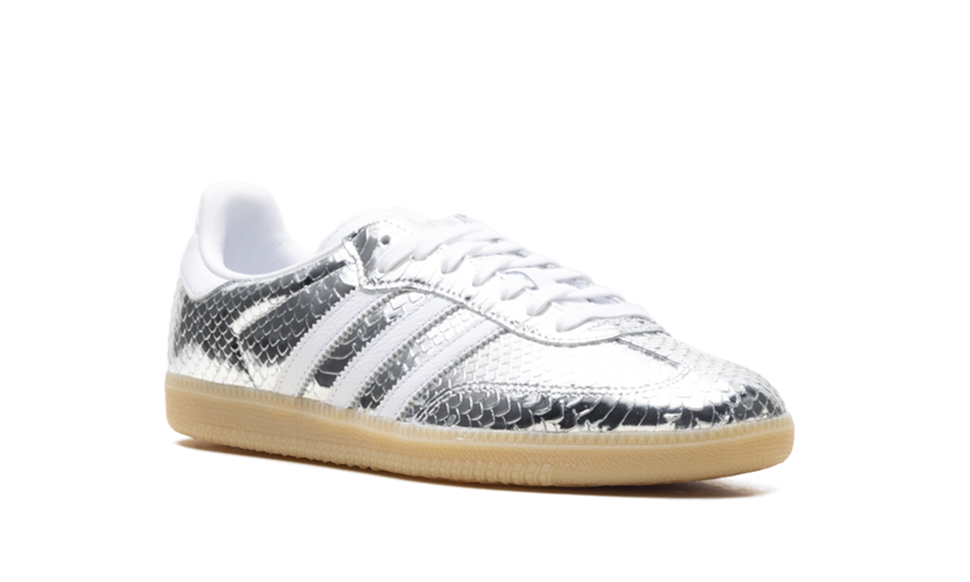Adidas Adidas Samba OG WMNS Patent Snakeskin Silver Metallic IH9016