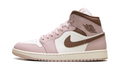 Jordan 1 Mid WMNS Pink Oxford Brown BQ6472 620