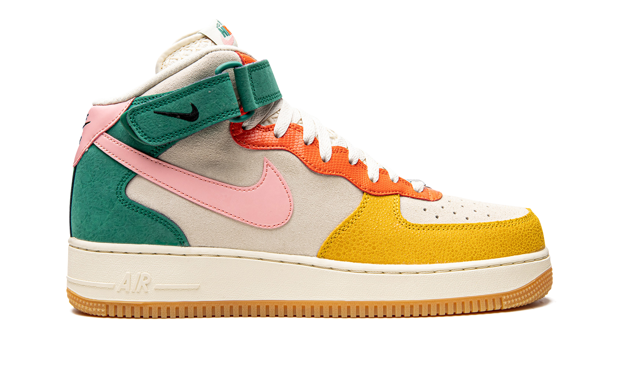 Nike Air Force 1 Vivid Sulfur and Rush Orange DR0158 100