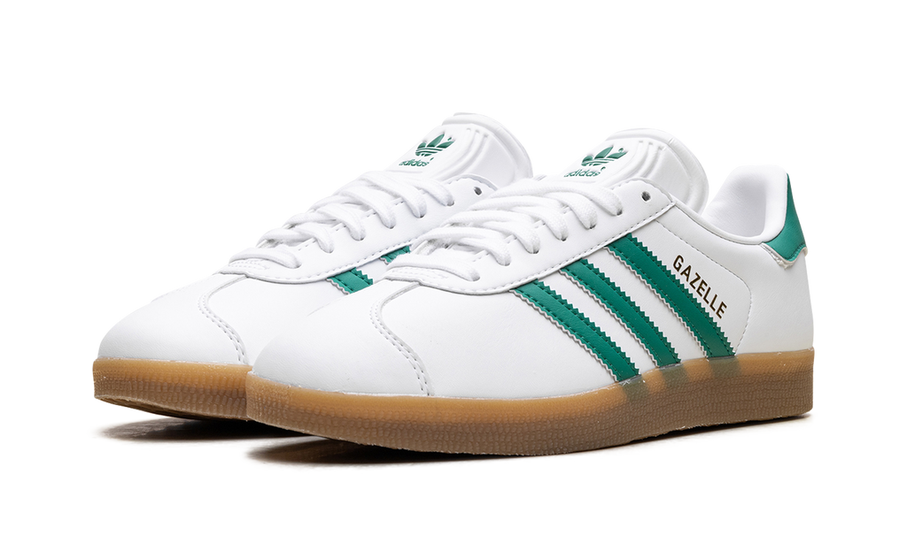 Adidas Gazelle White Bold Green Gum IH2216