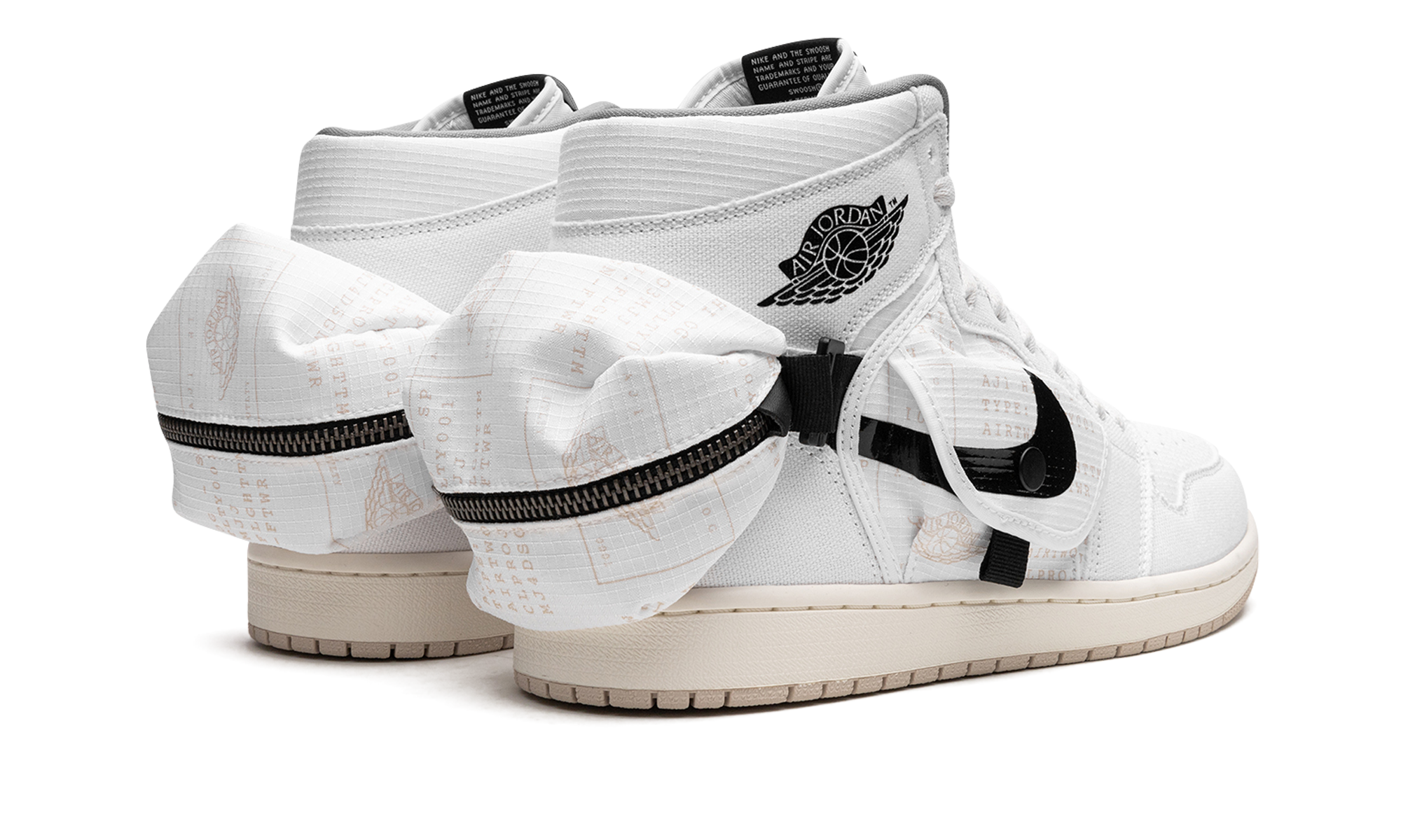 Air Jordan 1 Utility WHITE BLACK DO8727 100