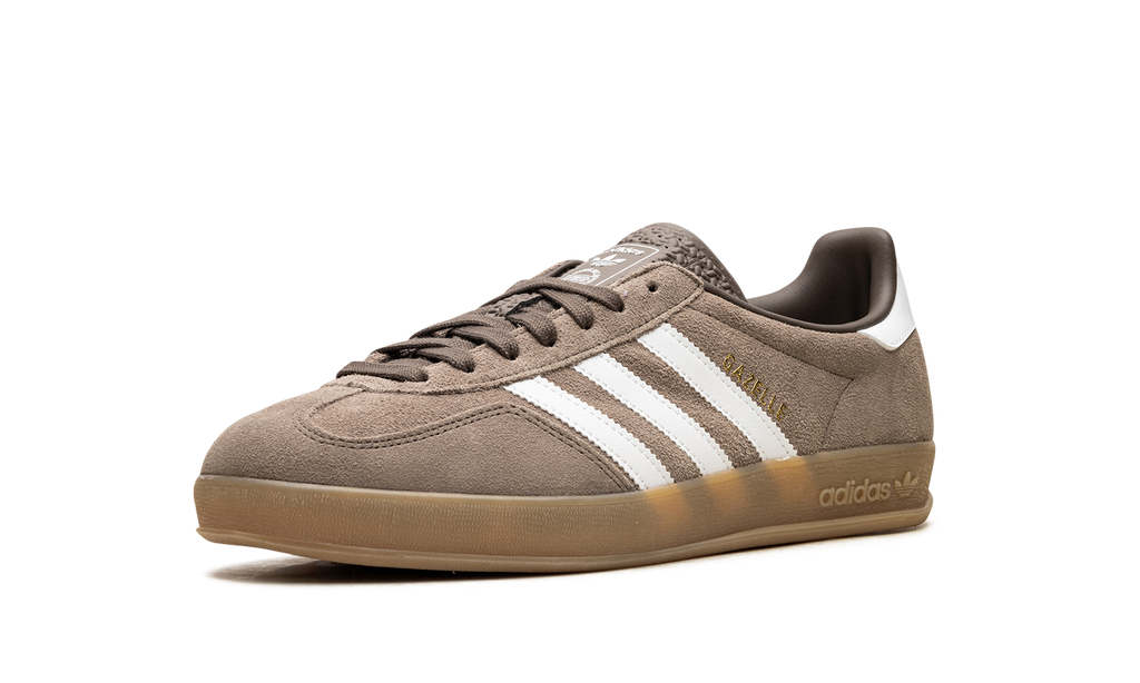 Adidas Gazelle Indoor Earth Strata White Gold Metallic JQ0175