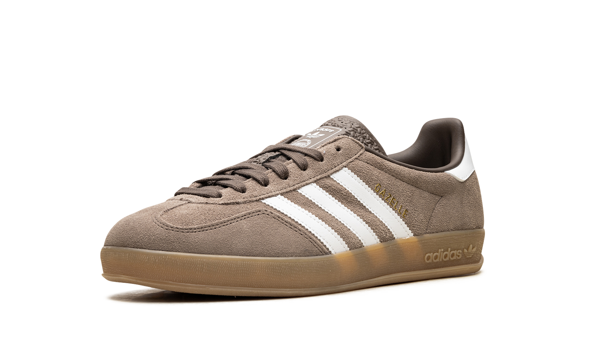 Adidas Gazelle Indoor Earth Strata White Gold Metallic JQ0175