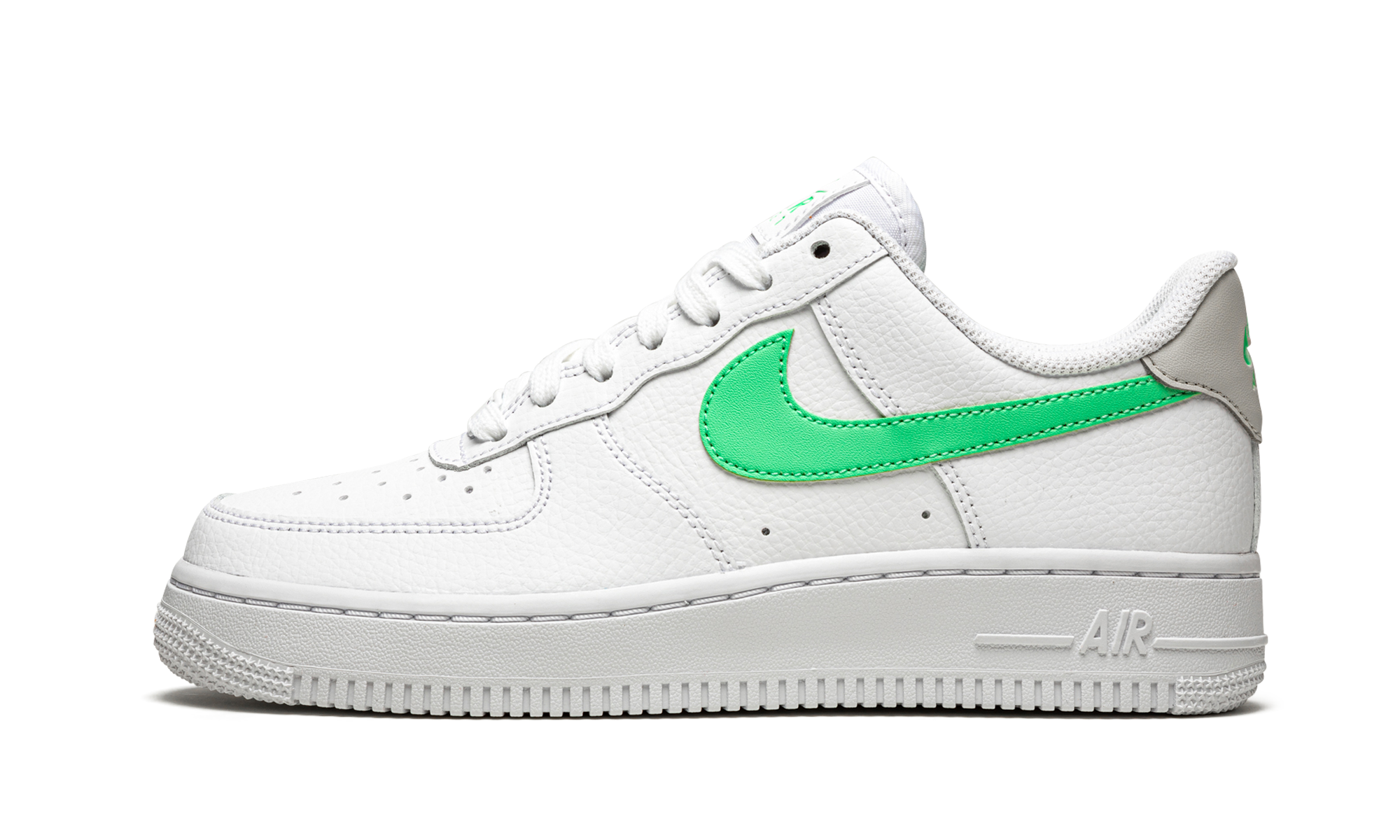 Nike AIR FORCE 1 LO '07 MNS WMNS White / Green Glow 315115 164