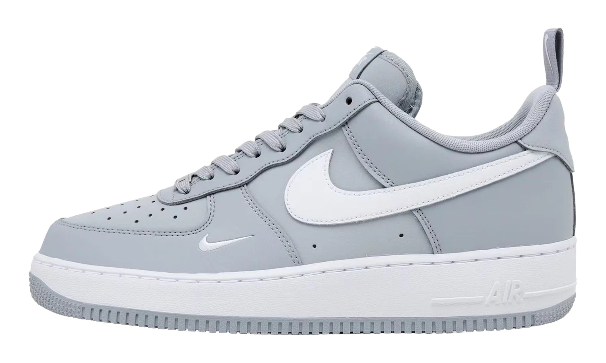 Nike Air Force 1 Low '07 LV8 Carbon Fiber Swoosh Wolf Grey White IR5599 002