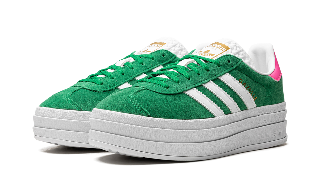 Adidas Gazelle Bold WMNS Green Lucid Pink IG3136