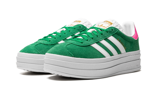 Adidas Gazelle Bold WMNS Green Lucid Pink IG3136