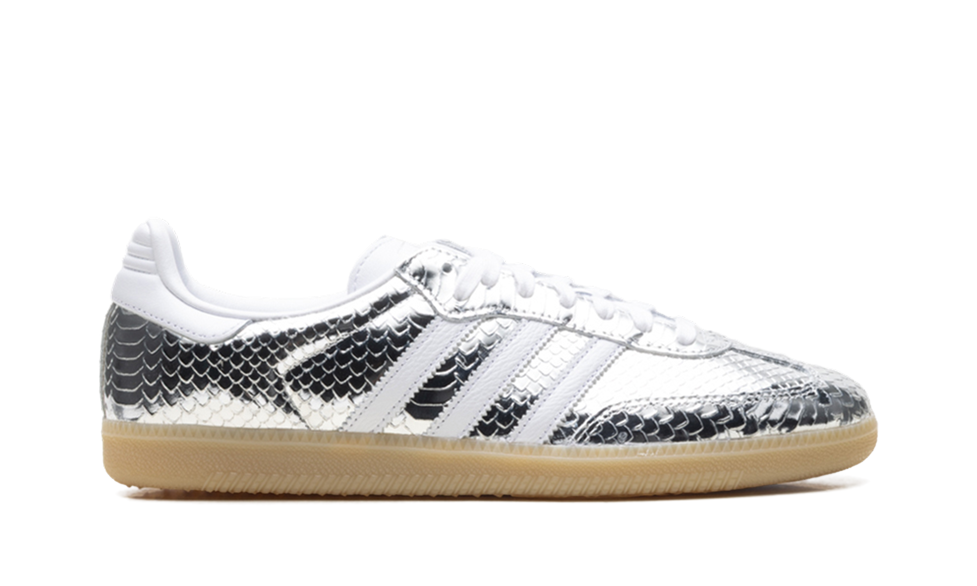 Adidas Adidas Samba OG WMNS Patent Snakeskin Silver Metallic IH9016