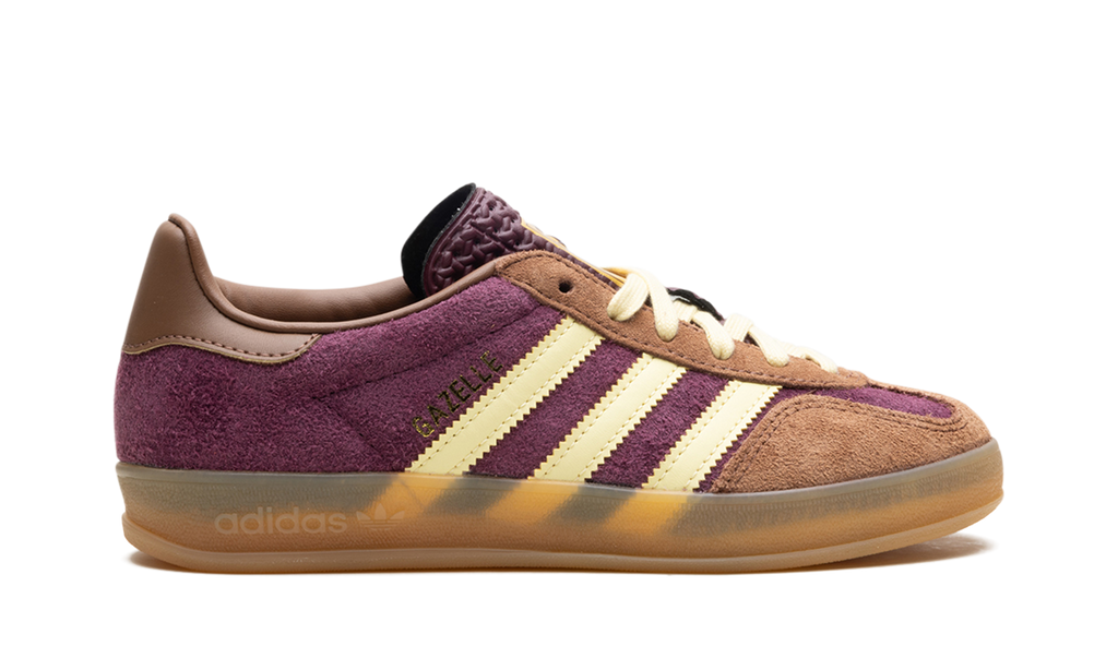 Adidas Gazelle Indoor Maroon Almost Yellow JI0324