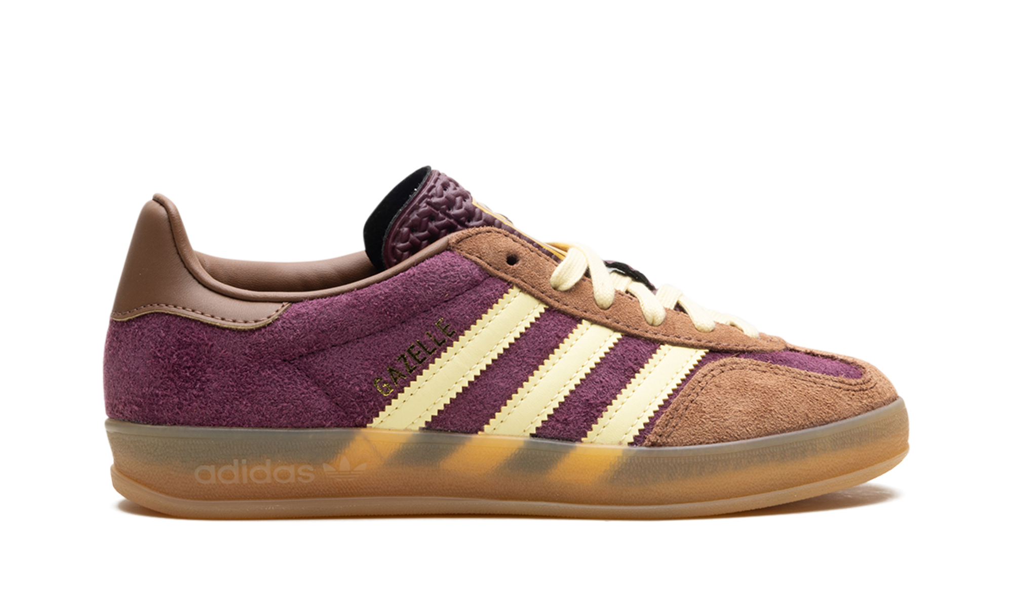 Adidas Gazelle Indoor Maroon Almost Yellow JI0324