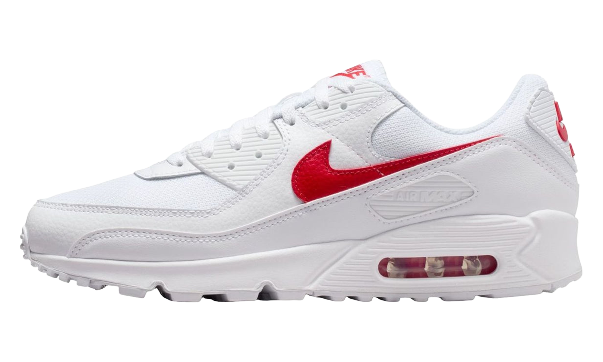 Nike Air Max 90 White University Red DM0029 120