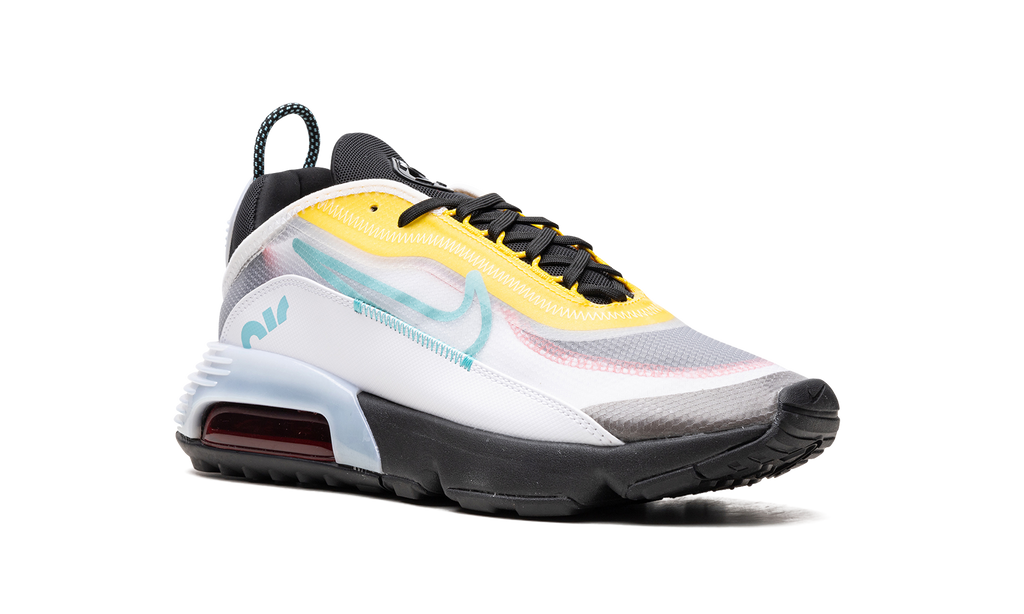 Nike Air Max 2090 White Speed Yellow Bleached Aqua