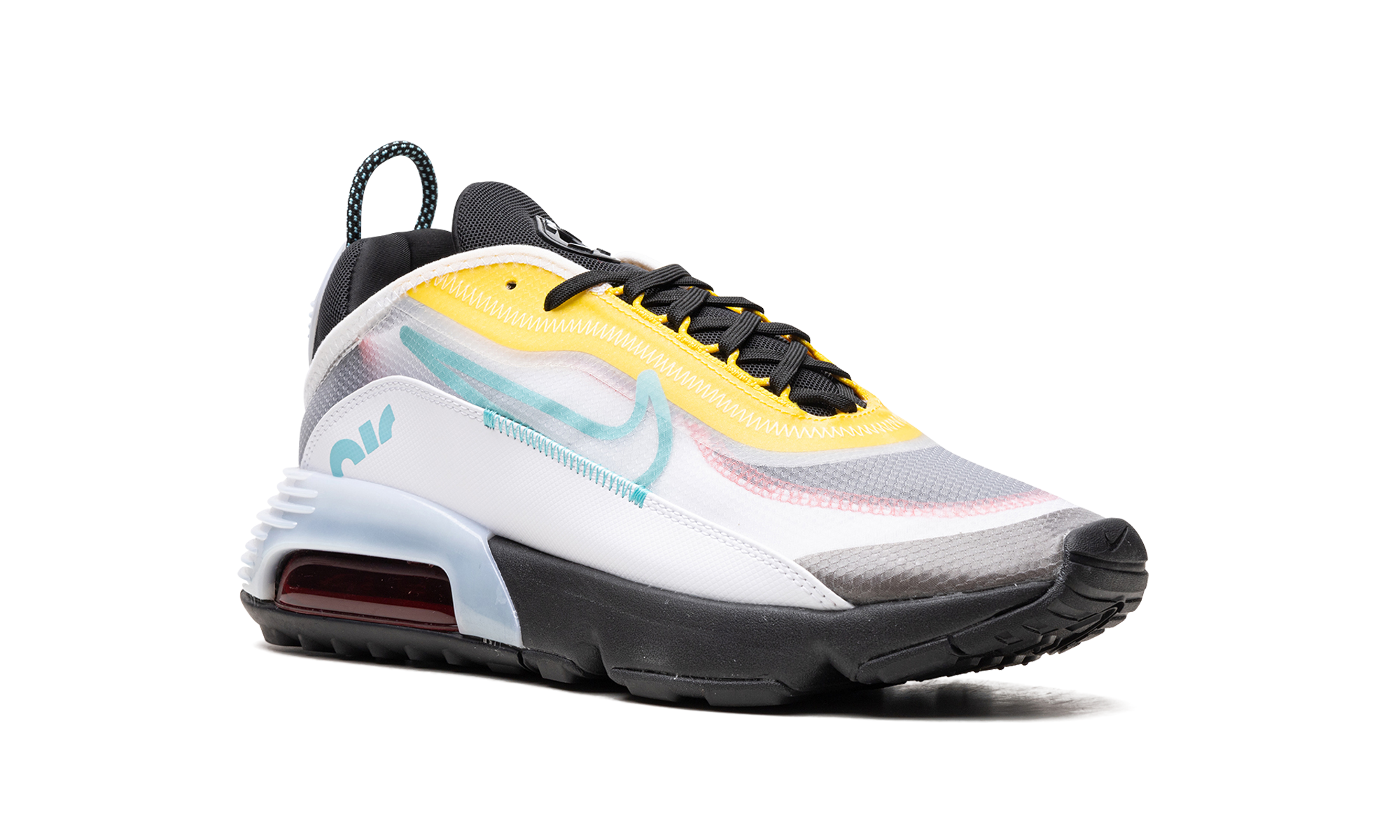 Nike Air Max 2090 White Speed Yellow Bleached Aqua