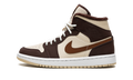 AIR JORDAN 1 MID SE WMNS Brown Basalt Fleece DO6699 200