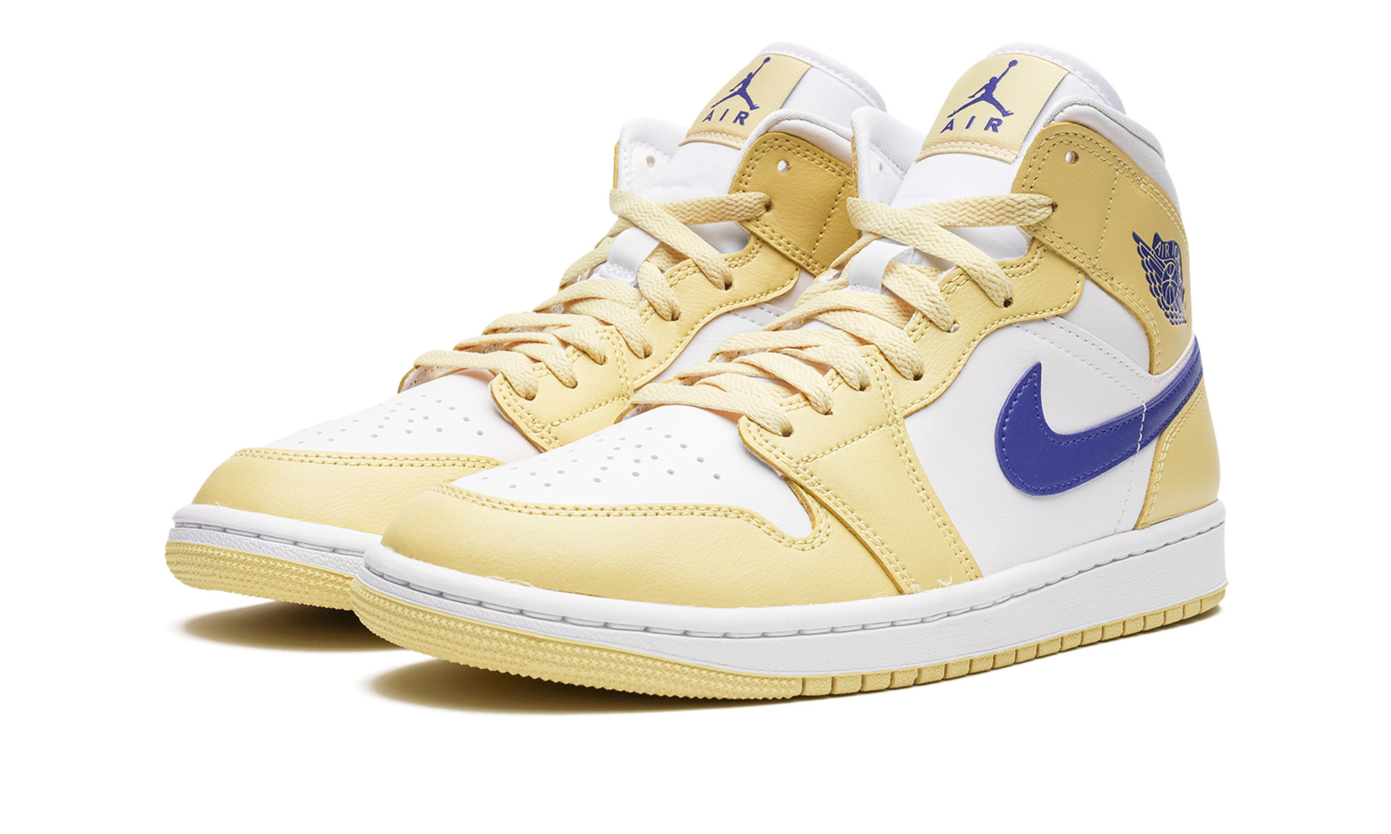 AIR JORDAN 1 MID WMNS Lemon Wash BQ6472 701