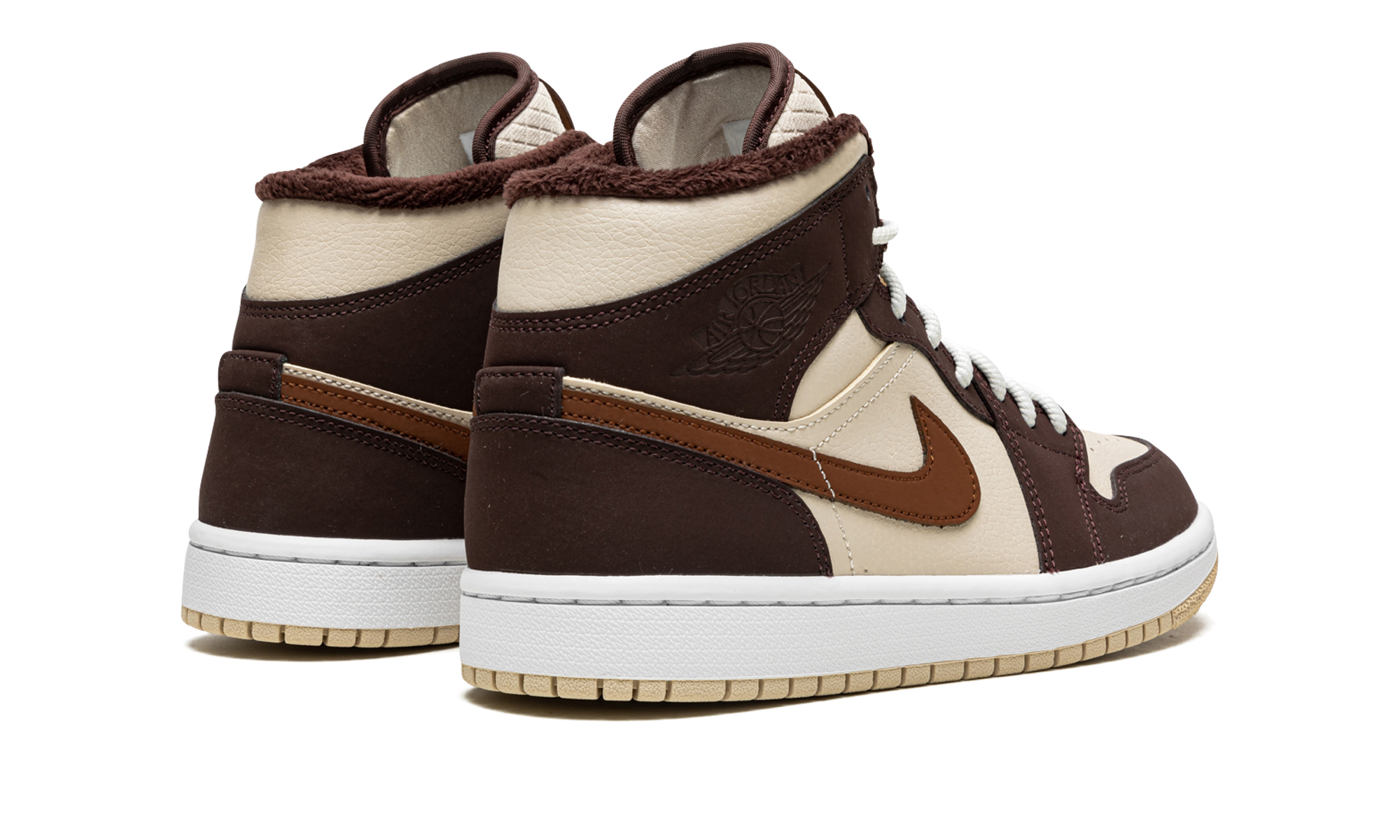 AIR JORDAN 1 MID SE WMNS Brown Basalt Fleece DO6699 200