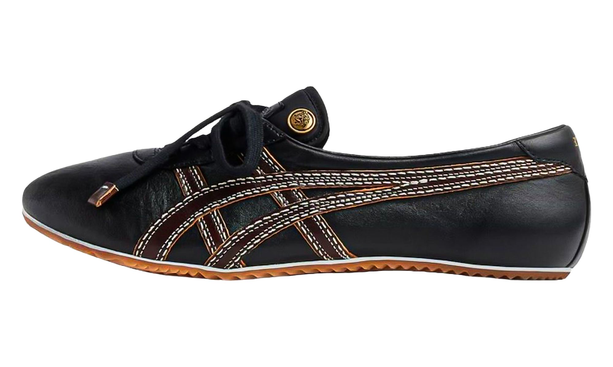 Onitsuka Tiger Tai-Chi Sakura Nappa Versace Black Brown 1024594 1A17737 2BQ8J