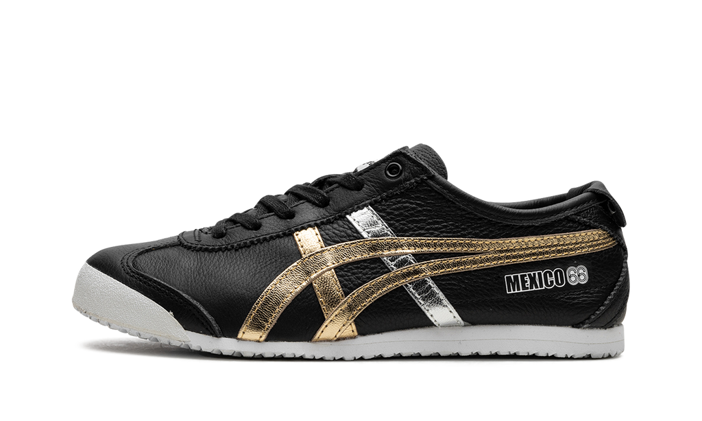 Onitsuka Tiger Mexico 66 Black Gold Silver D5V2L 9094