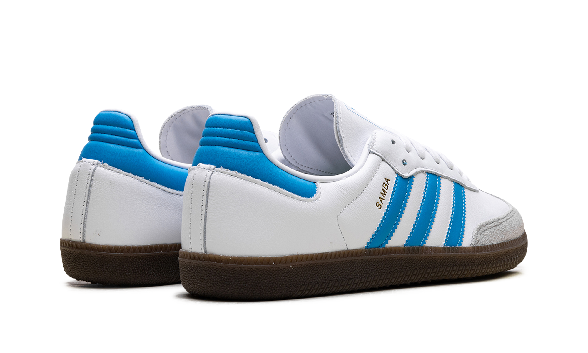 Adidas Samba OG White Shock Cyan JR0612