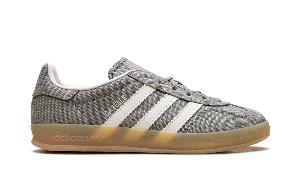 Adidas Gazelle Indoor WMNS Silver Pebble Off White Canvas IH7033
