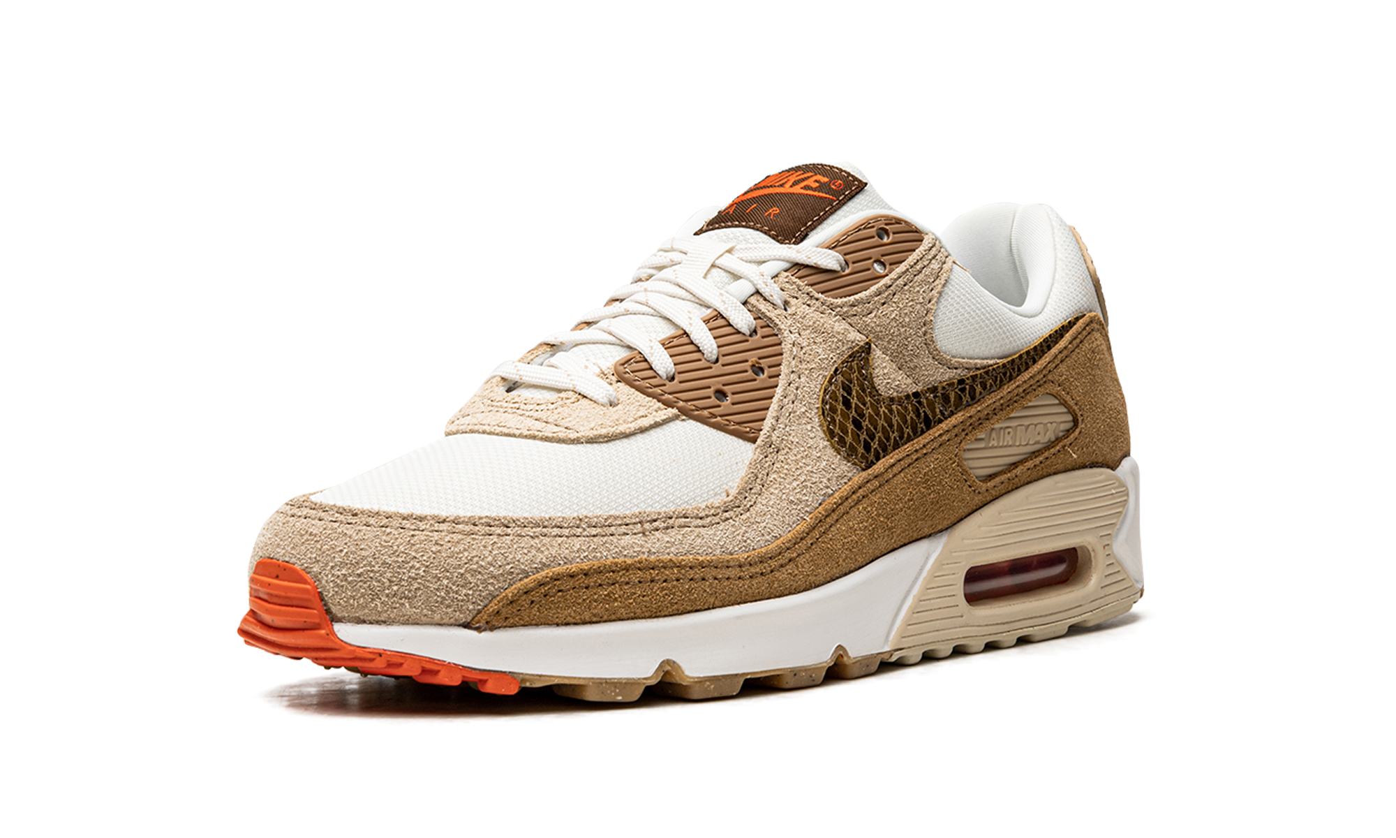 Nike AIR MAX 90 WMNS Pale Ivory Snakeskin Swoosh DX9502 100