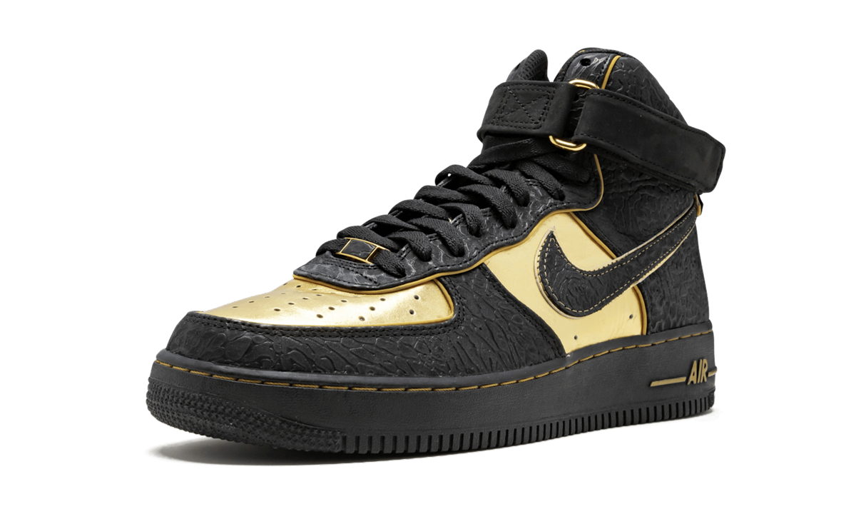 Nike Air Force 1 Hi Supreme Black / Gold 345189 002