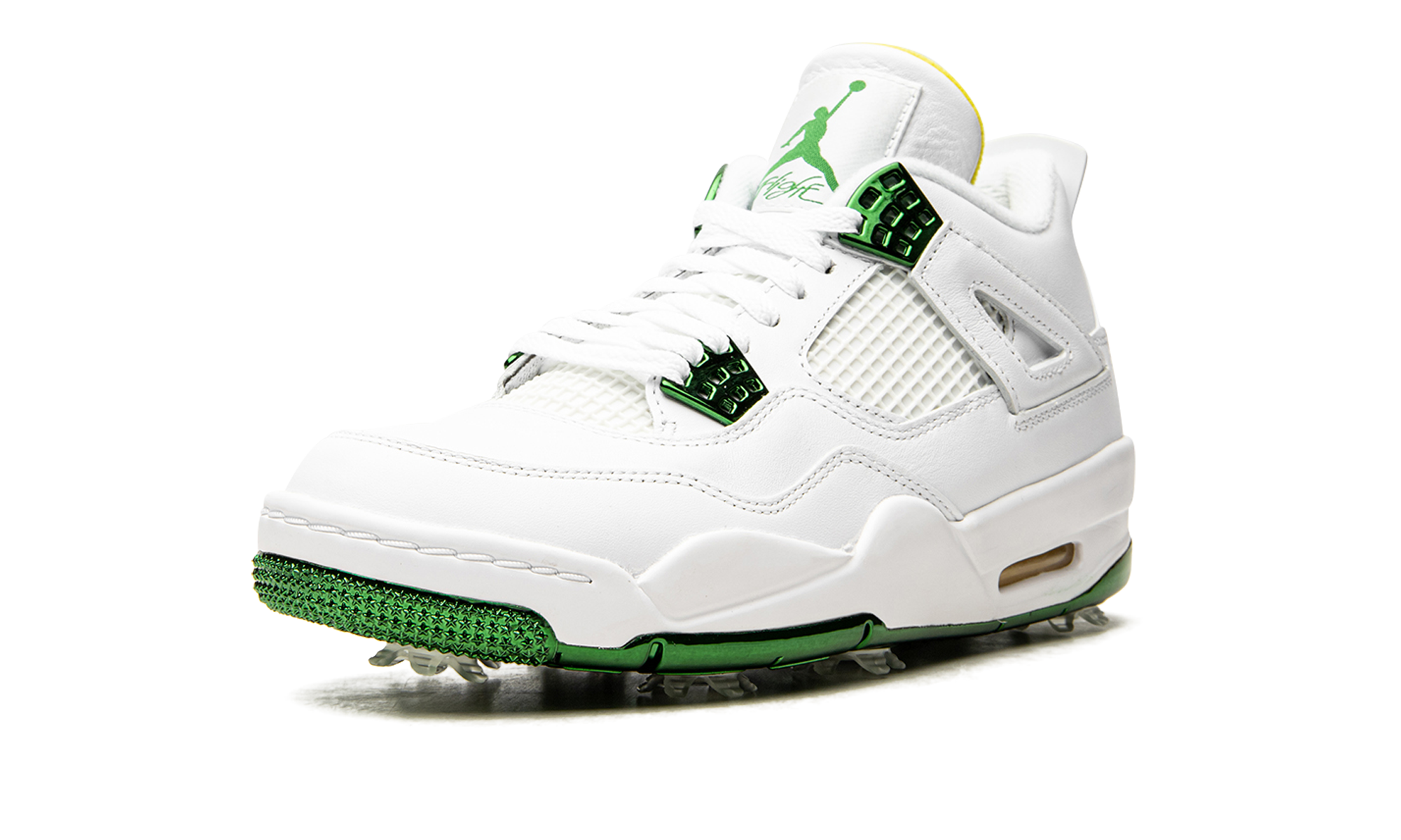 Air Jordan 4 Retro Golf Metallic Green CZ2439 100