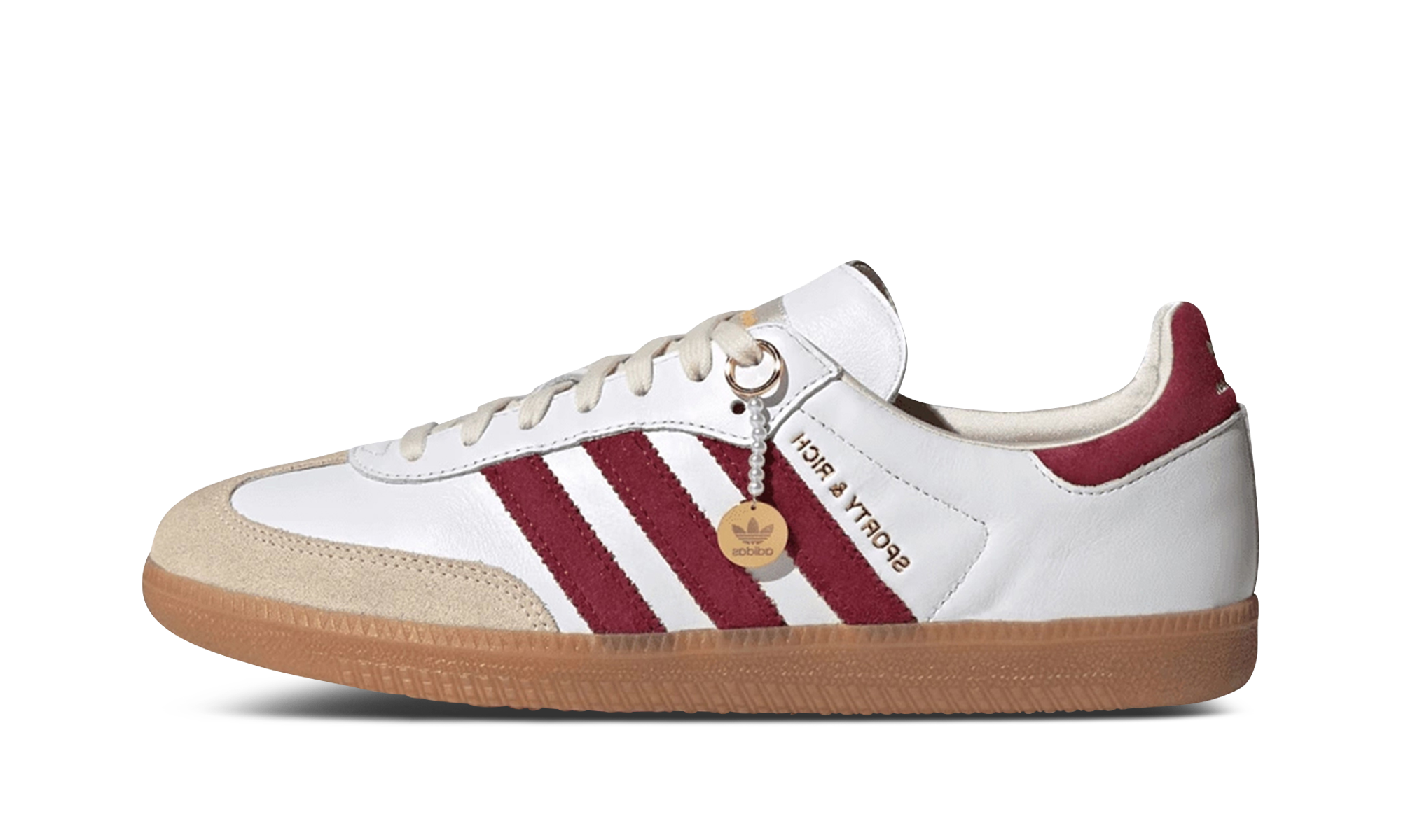 Adidas Samba OG Sporty & Rich - White Core Burgundy IF5660