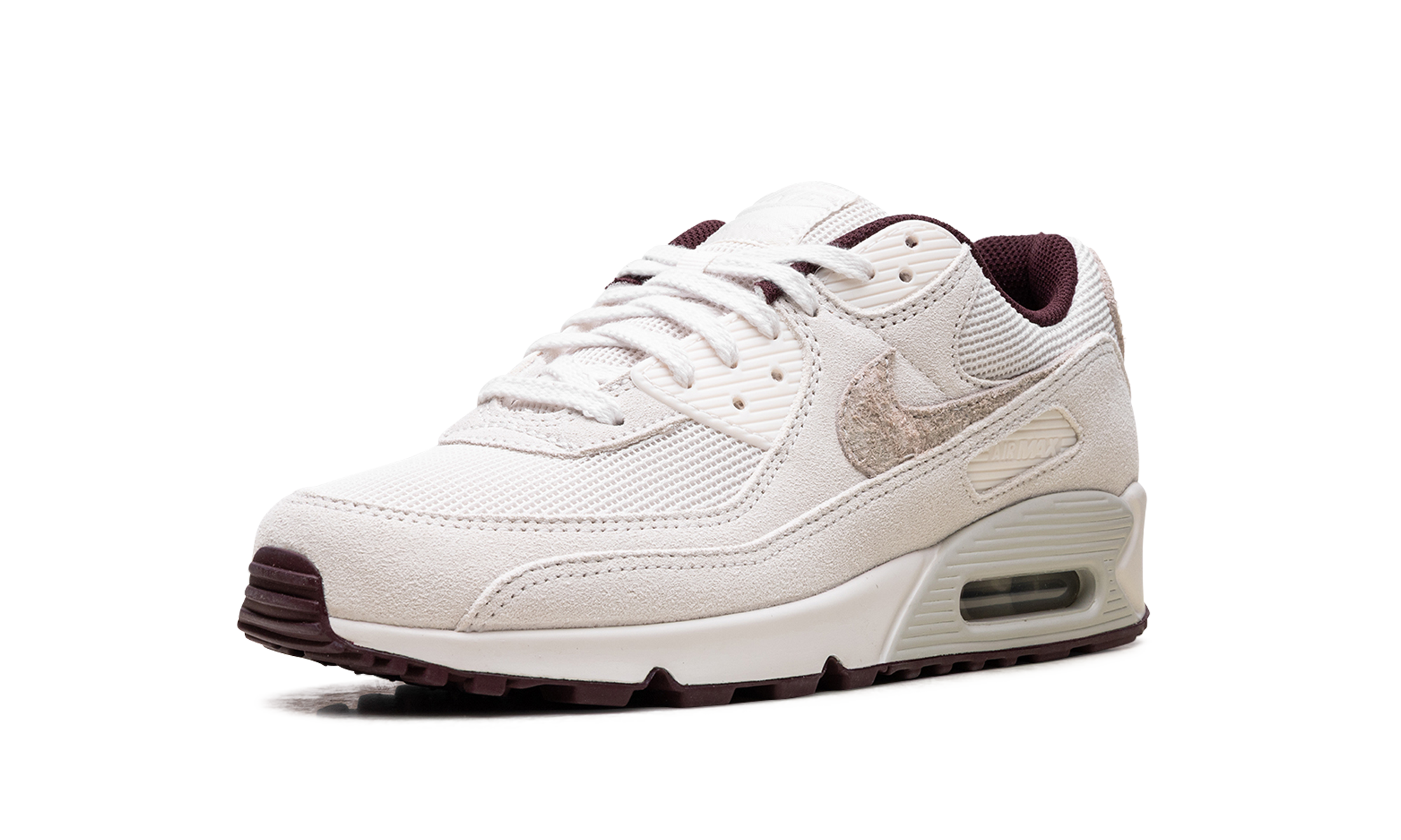 Nike Air Max 90 PRM Sail Burgundy Crush HQ1712 001