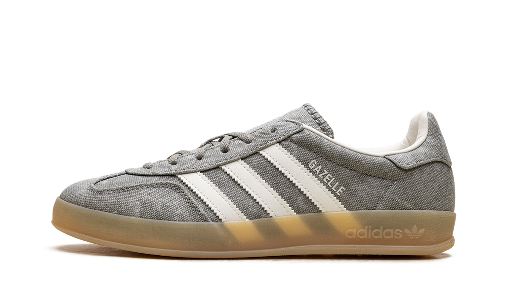 Adidas Gazelle Indoor WMNS Silver Pebble Off White Canvas IH7033
