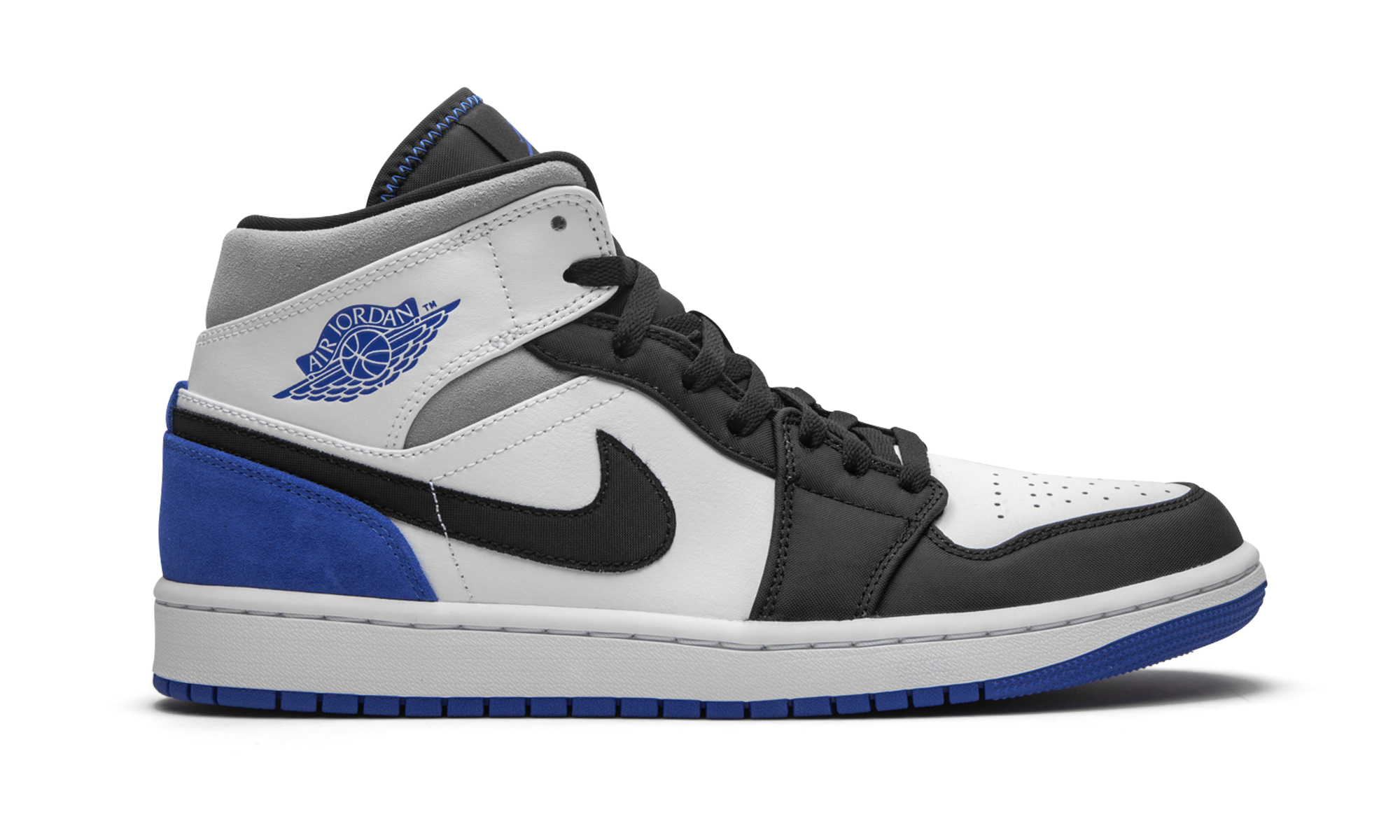 Air Jordan 1 Mid SE Game Royal Black Toe 852542 102