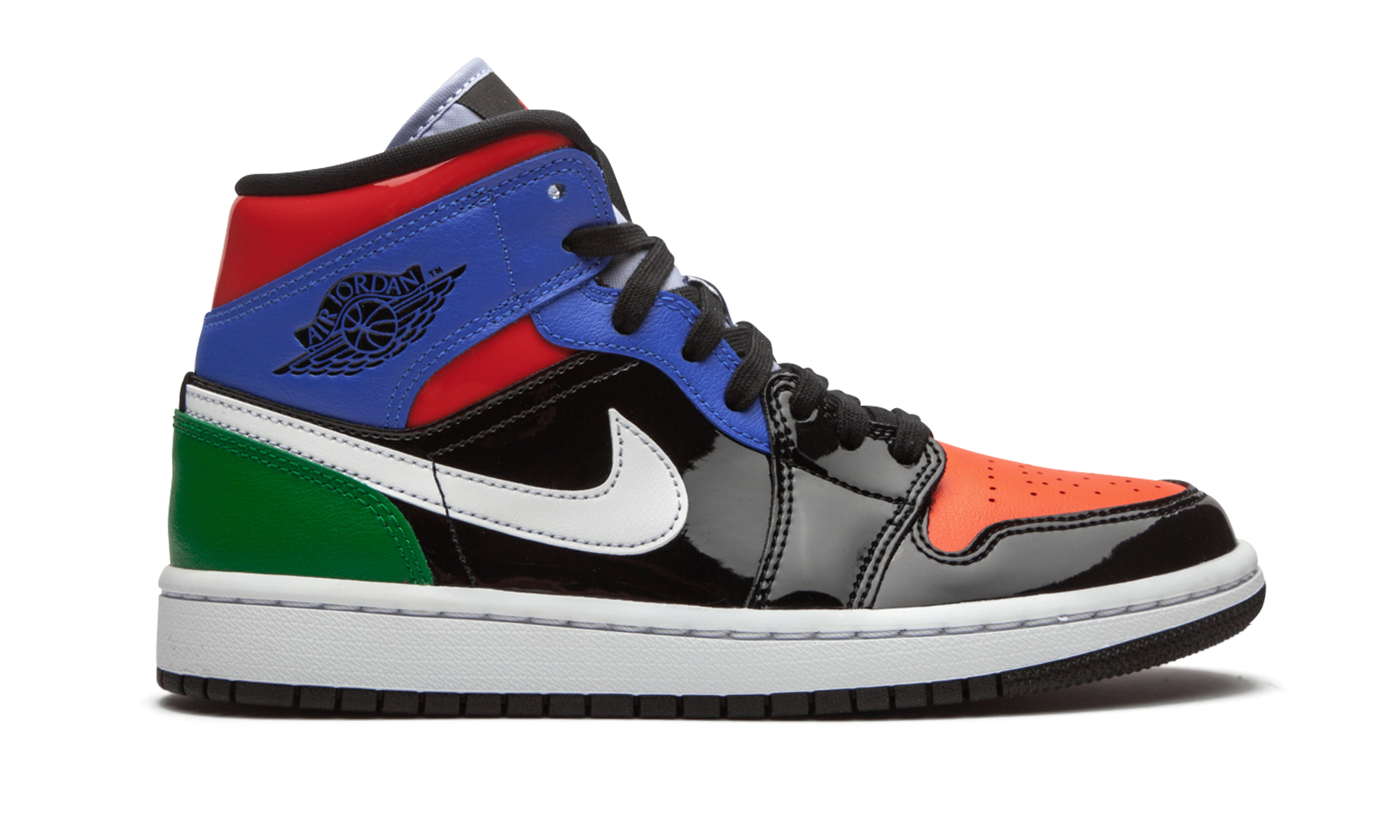 AIR JORDAN 1 MID SE WMNS Multicolor Patent CV5276 001