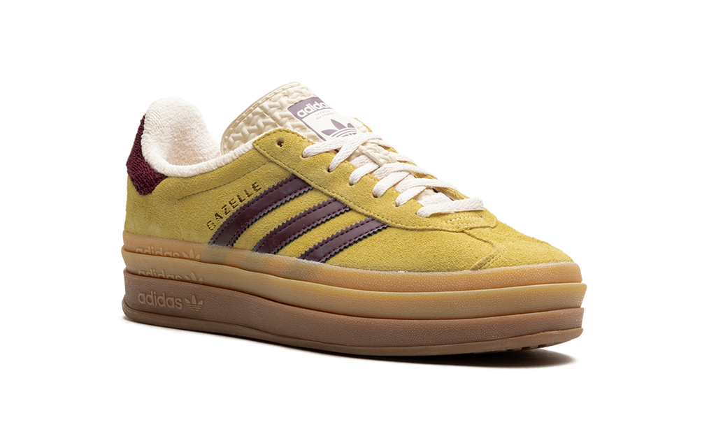 Adidas Gazelle Bold Platform WMNS Yellow Burgundy IF5937