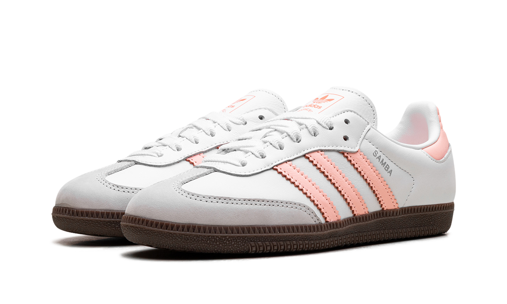 Adidas Samba OG WMNS White Clear Orange Gum JH5687