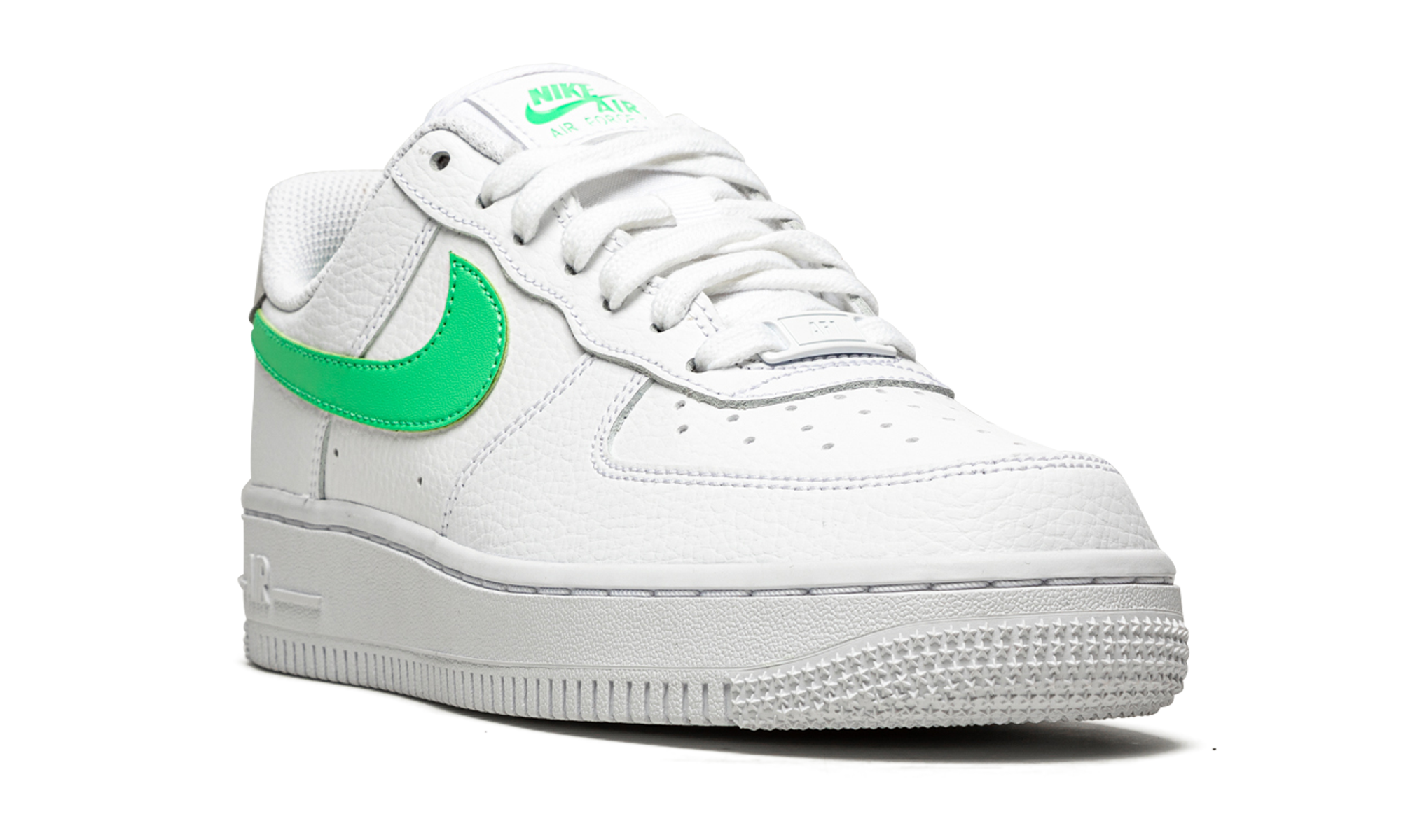 Nike AIR FORCE 1 LO '07 MNS WMNS White / Green Glow 315115 164