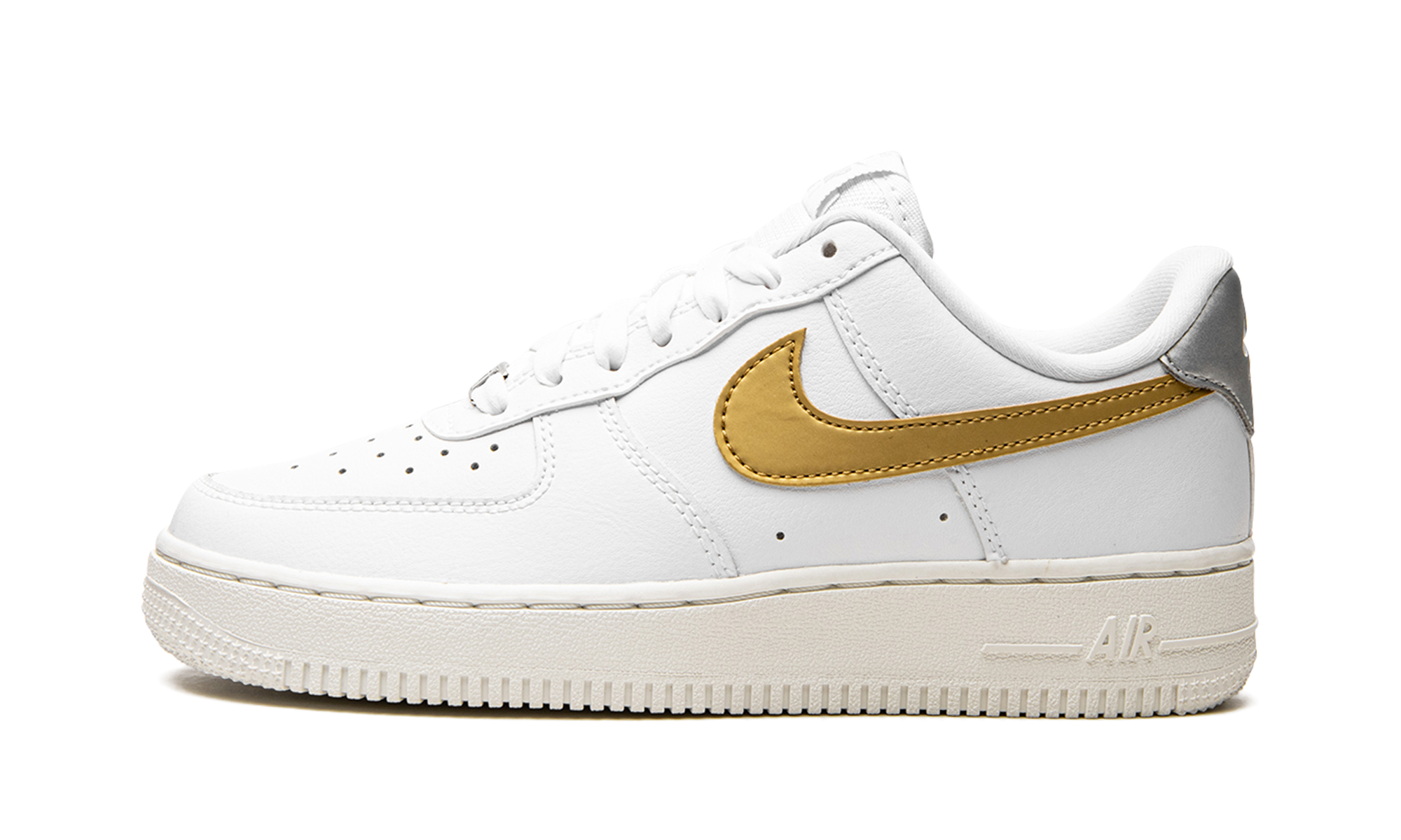 Nike AIR FORCE 1 MNS WMNS White / Gold / Silver DD8959 106