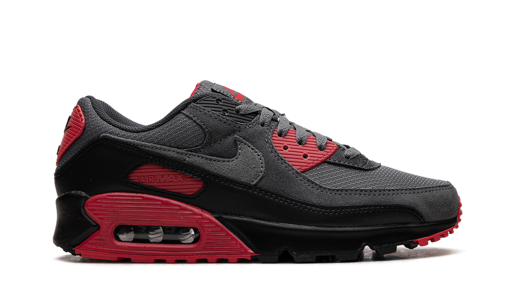 Nike Air Max 90 Smoke Grey Fire Red DM0029 007