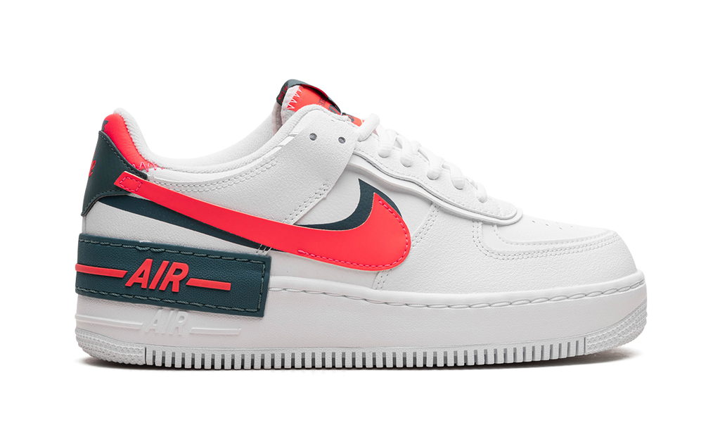 Nike AIR FORCE 1 SHADO NMS WMNS White Solar Red DB3902 100